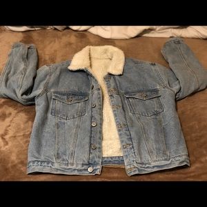 John Gault light wash boyfriend jean jacket